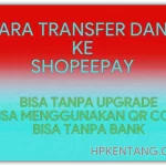 Cara Kirim Dana Ke Shopeepay